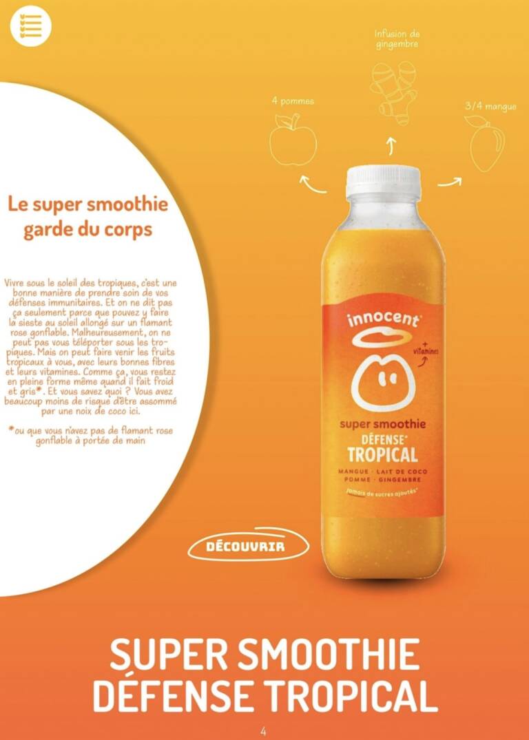 Stella Belgarbi - Portfolio - Innocent - NOS SUPER SMOOTHIES