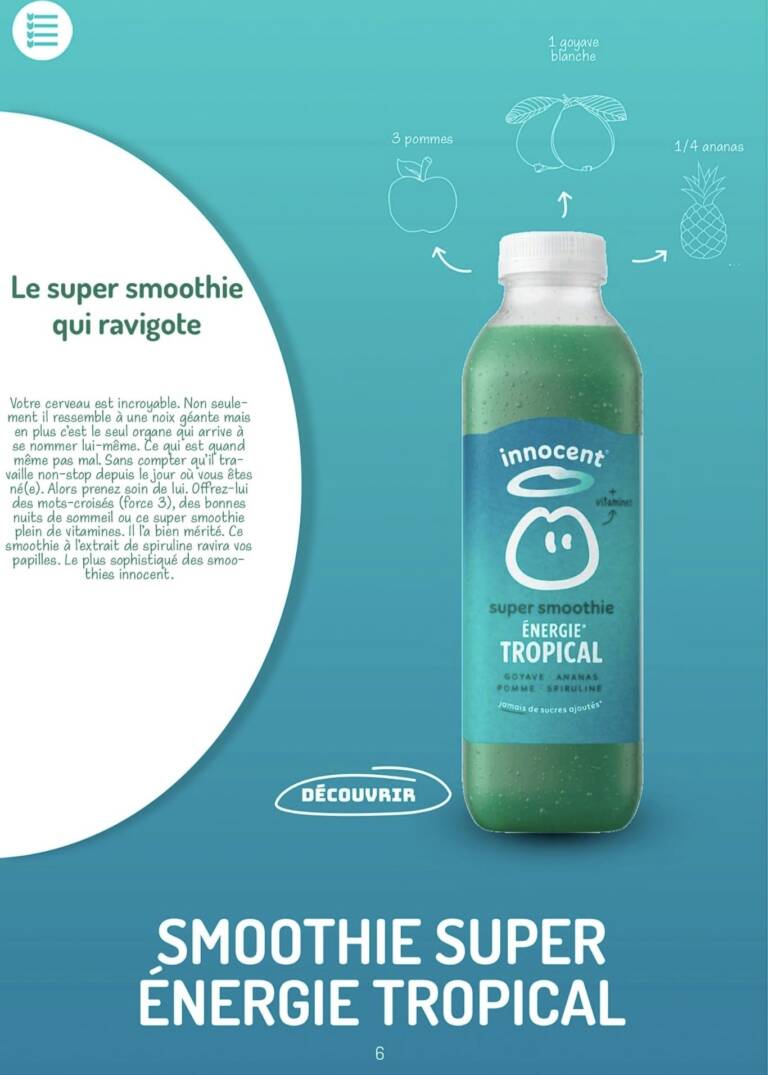 Stella Belgarbi - Portfolio - Innocent - NOS SUPER SMOOTHIES